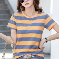 TuangBiang-2023-Summer-Pearl-Cloth-Blue-Stripes-Cotton-T-Shirt-Women-Round-Neck-Tshirt-Female-Fashion.jpg