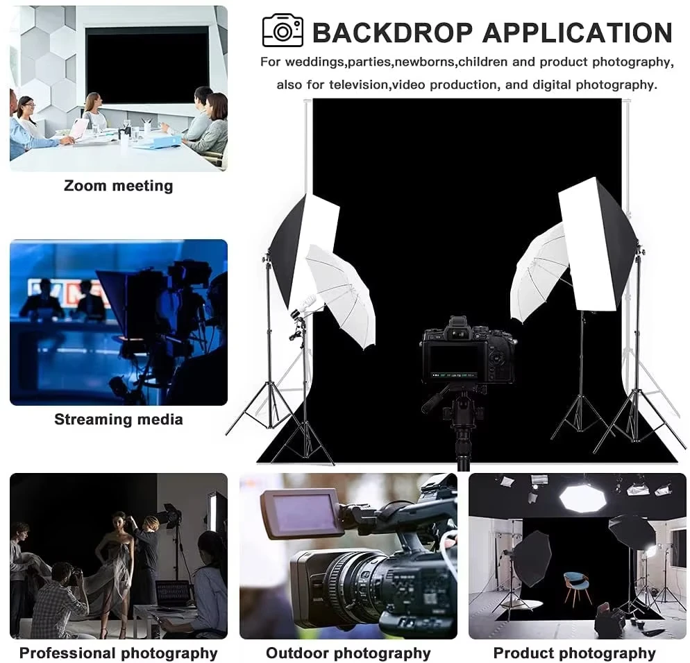Large Backdrop Screen for Photography and Events - Perfect for Photoshoots, Video Recording, and Parties