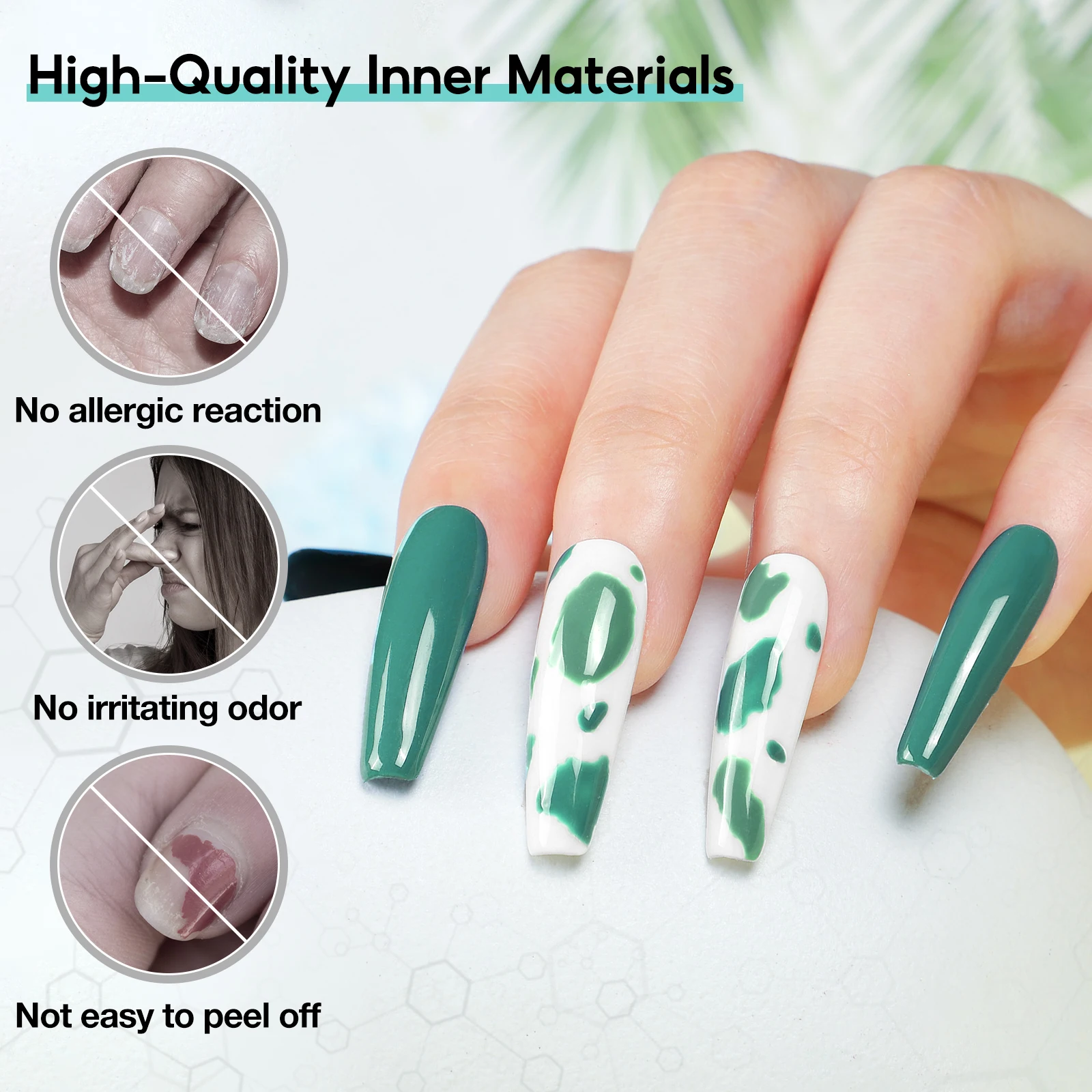 COSCELIA Nail Primer and Dehydrator for Acrylic Nails No Burn Fast Air Dry Nail Prep Dehydrator and Strength Primer Set 8/15ml 6