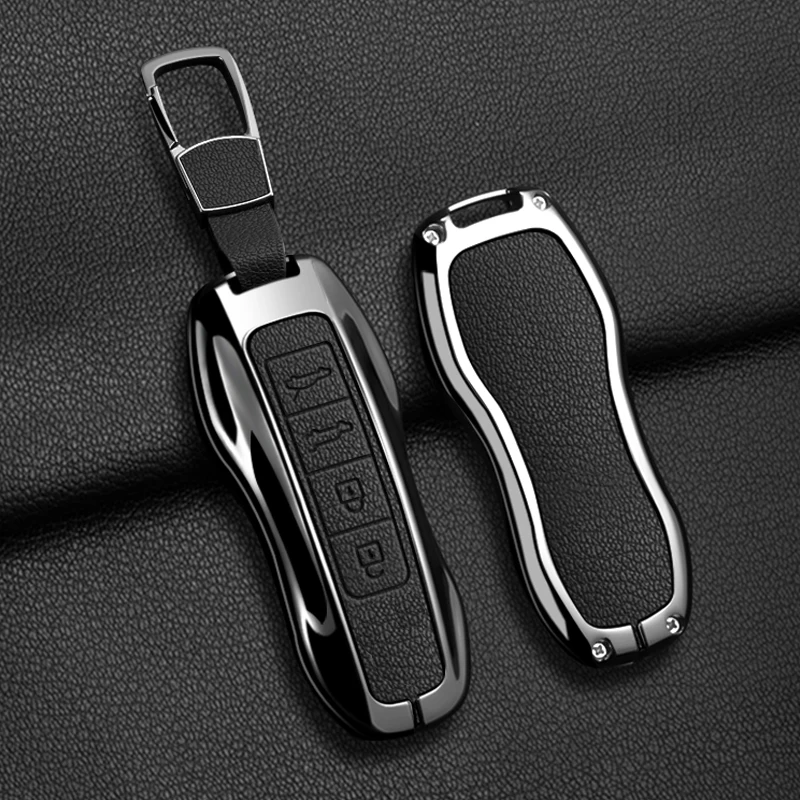 Zinklegierung Autoschlüsselhülle für Porsche Panamera Spyder Carrera Macan Cayman Cayenne 911 970 981 991 Autoschlüsselanhänger – Detail 16