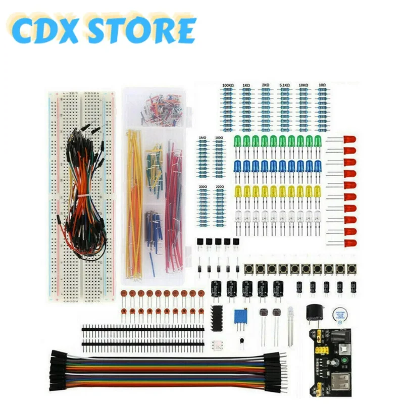 Il Kit Breadboard Da 830 Pozzetti Mb-102 È Adatto Per Lo Starter Kit Uno R3 Component Pack