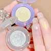 Diamond Glitter Monochrome Eyeshadow Palette Discoloration Eyeshadow Highlighter Sequins Waterproof Lasting Eyes Makeup Pigments 5