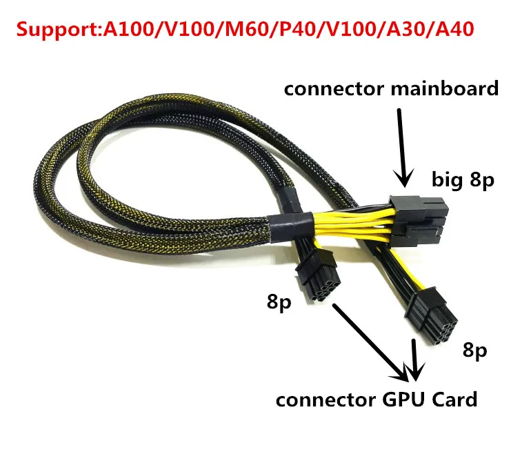 cpu, 8pin para 2 portas, para dell