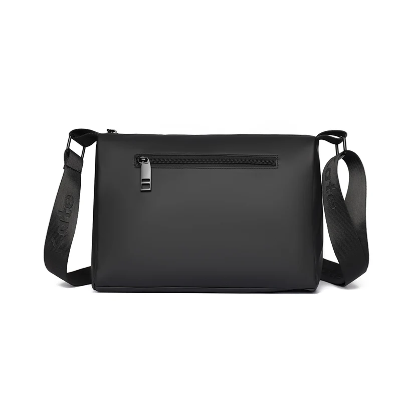 Men's crossbody bag with adjustable shoulder straps, spacious main compartment - travel and commuting bag - durable daily crossb