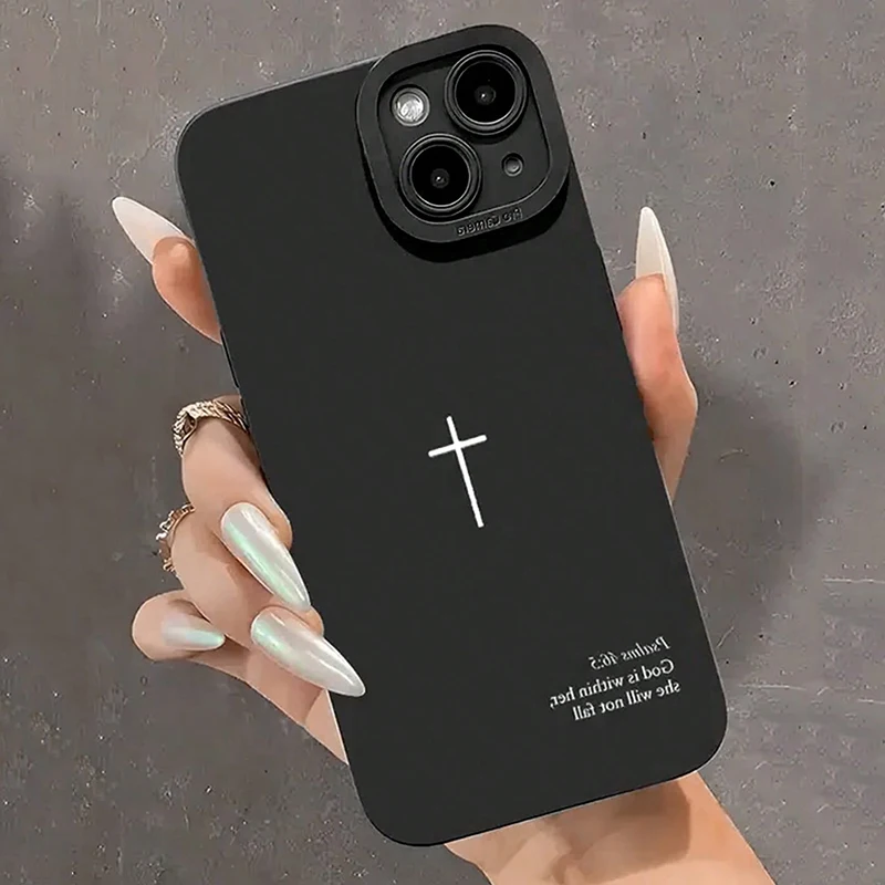 Psalm 46:5 Cross Christian Stylish Phone Case
