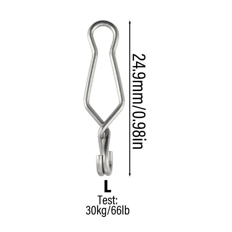 Dirty Snap Addhigh-strength Stainless Steel Fishing Snap Clips 20/40pcs -  Saltwater & Freshwater