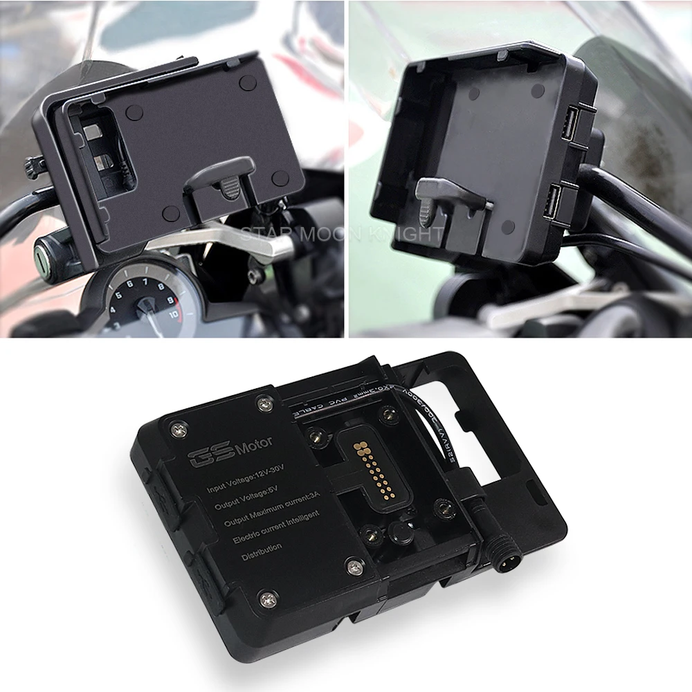 Plug & Play Dual USB Power Outlet for BMW Motorcycles (R1250/1200GS,  F850/750GS, etc.)