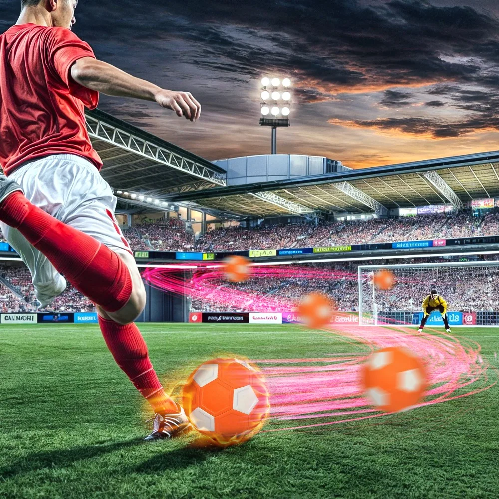 Precision Glide Soccer Ball - Official Size 5 Premium Training Ball