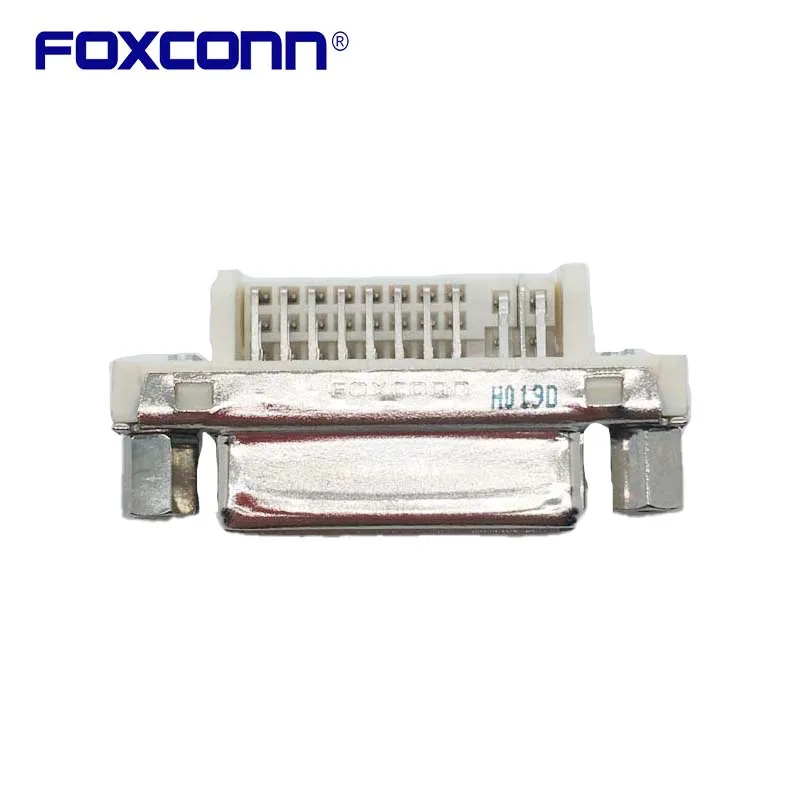 

Foxconn QH11121-DAT1-4F DVI Socket 24P+5PMatrixes With screws Connector