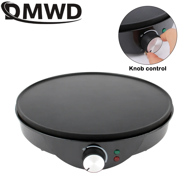 110V Electric Pancake Maker Crepe Pizza Machine Non-Stick Griddle Baking Pan Spring Roll Machine Kitchen Automatic Cooking Tools 4