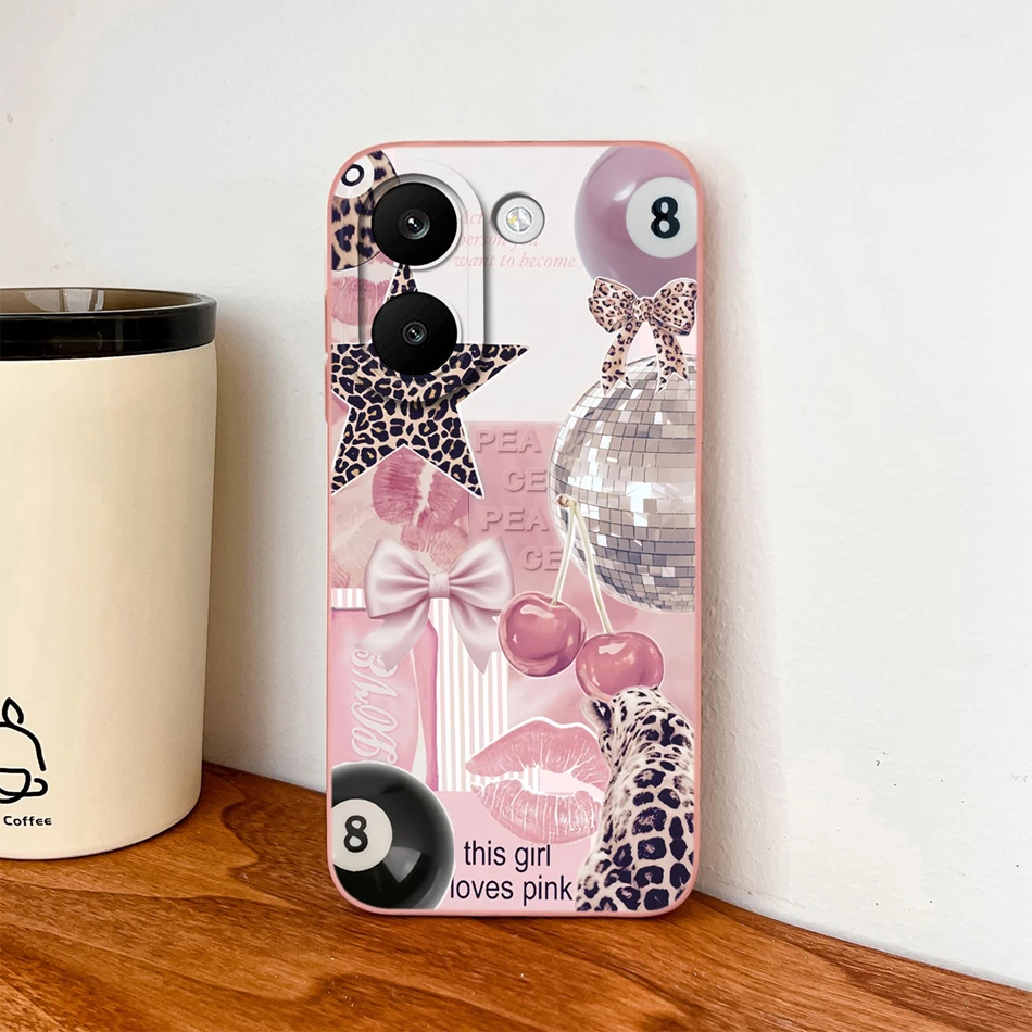 Creative Fruit Pattern Slim Silicone Phone Case with Lens Protection - Soft Back Cover