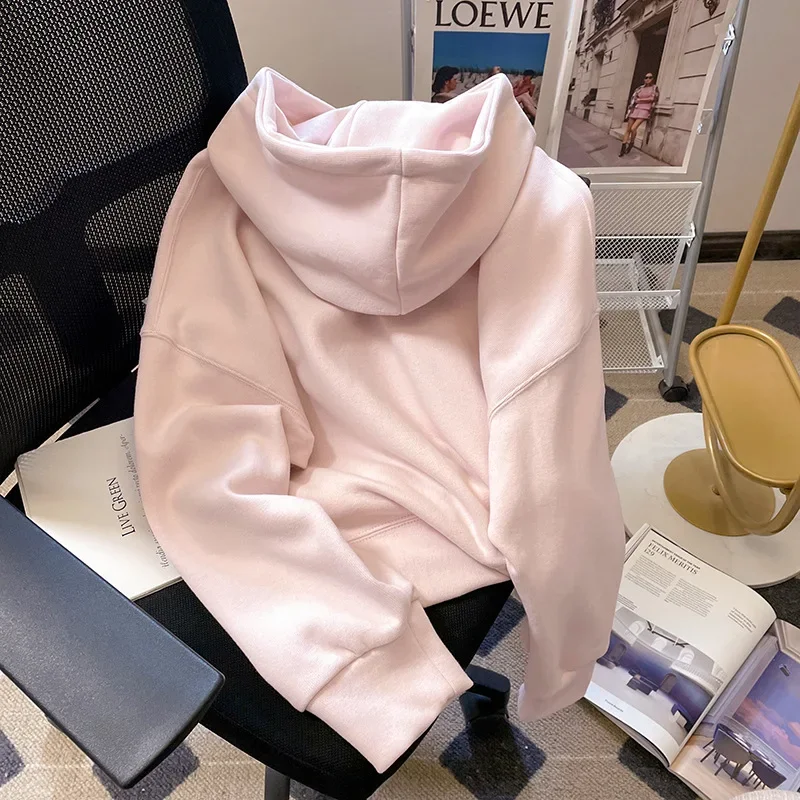 용수철 가을 컬렉션 키즈 후드 맨투맨, 루즈핏 캐주얼 풀오버 탑, 빈티지 스타일, 다목적 후드 저지