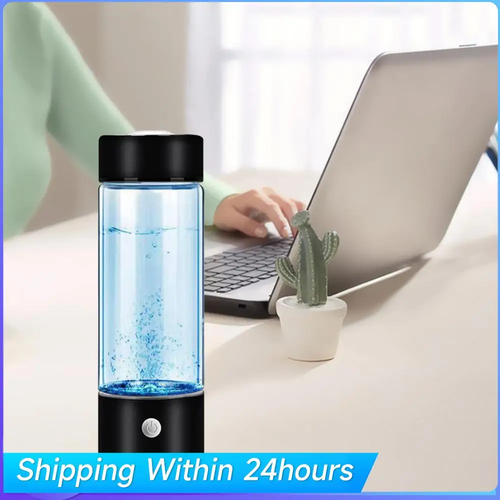 420ml Hydrogen Water Bottle Electric Hydrogen Rich Water Generator Bottle Sports for Home/Office/Travel