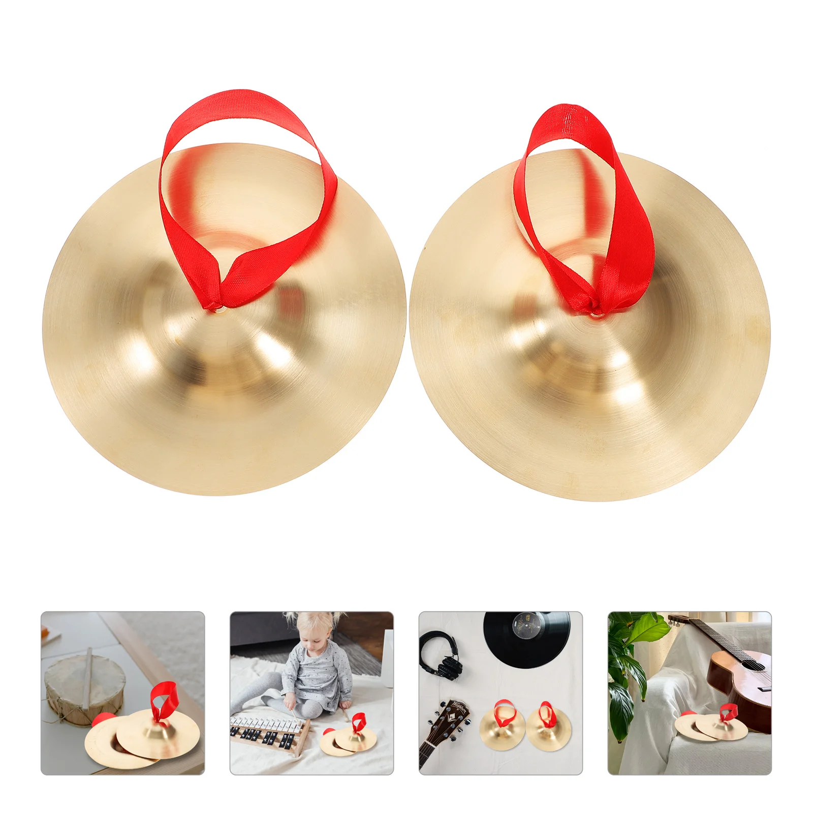 

Copper Finger Cymbals Small Finger Cymbals Belly Dancing Mini Cymbals Dancing Props Musical Instrument Saucers