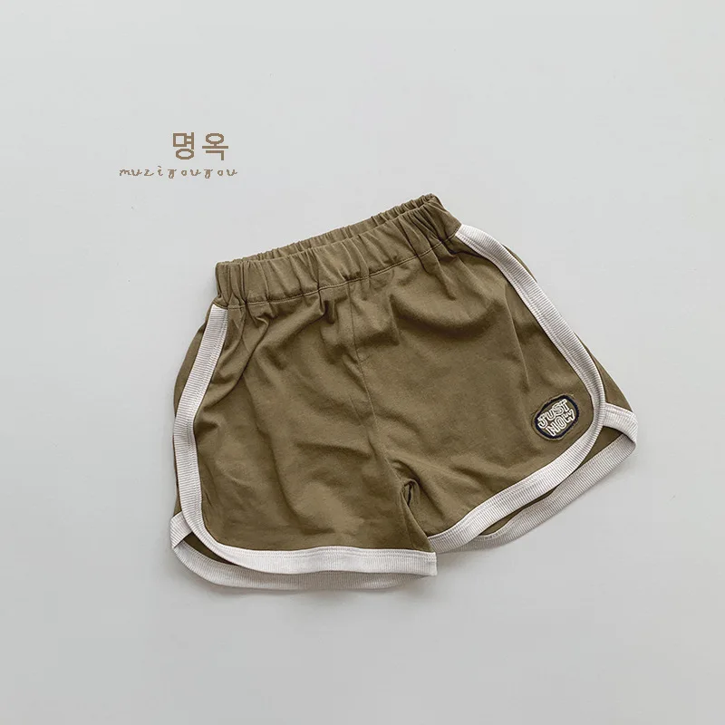 어린이용 얇은 코튼 반바지, 여아용 통기성 캐주얼 반바지, 남아용 루즈한 다용도 반바지, 복, 2024 여름 신상