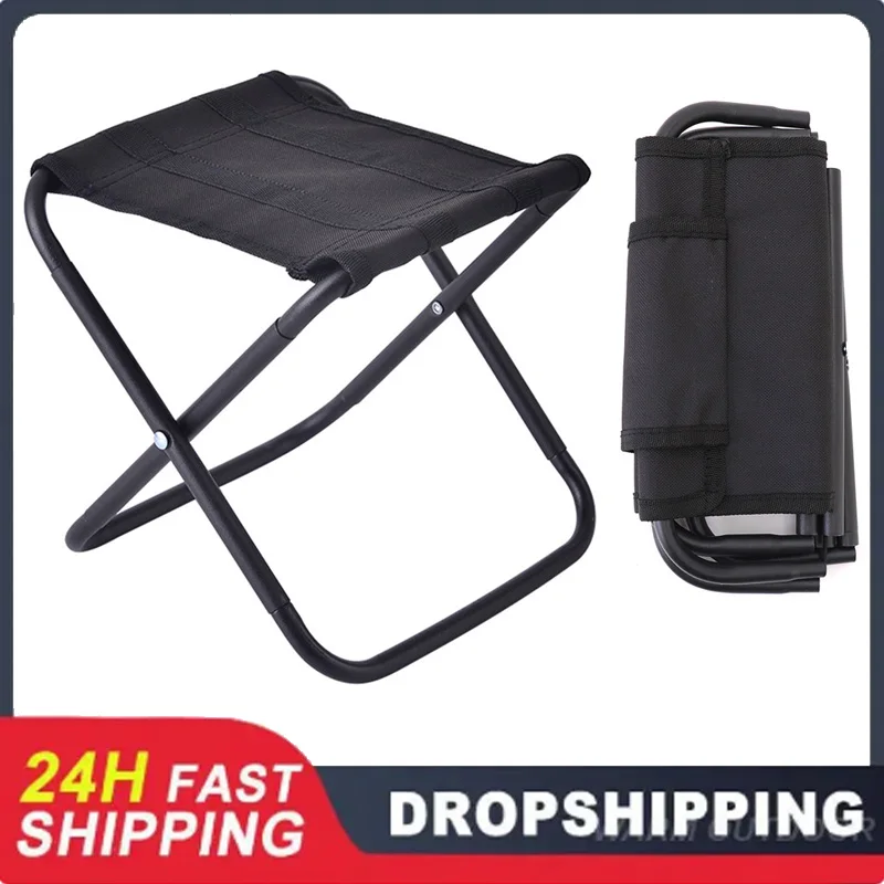 Outdoor Camping Small Chair Portable Folding Stool Bench folding chair retractable stool