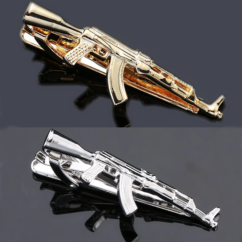 

Высококачественная Мужская модель металлического машинного оружия, аксессуары для рубашек, свадебные украшения, подарки