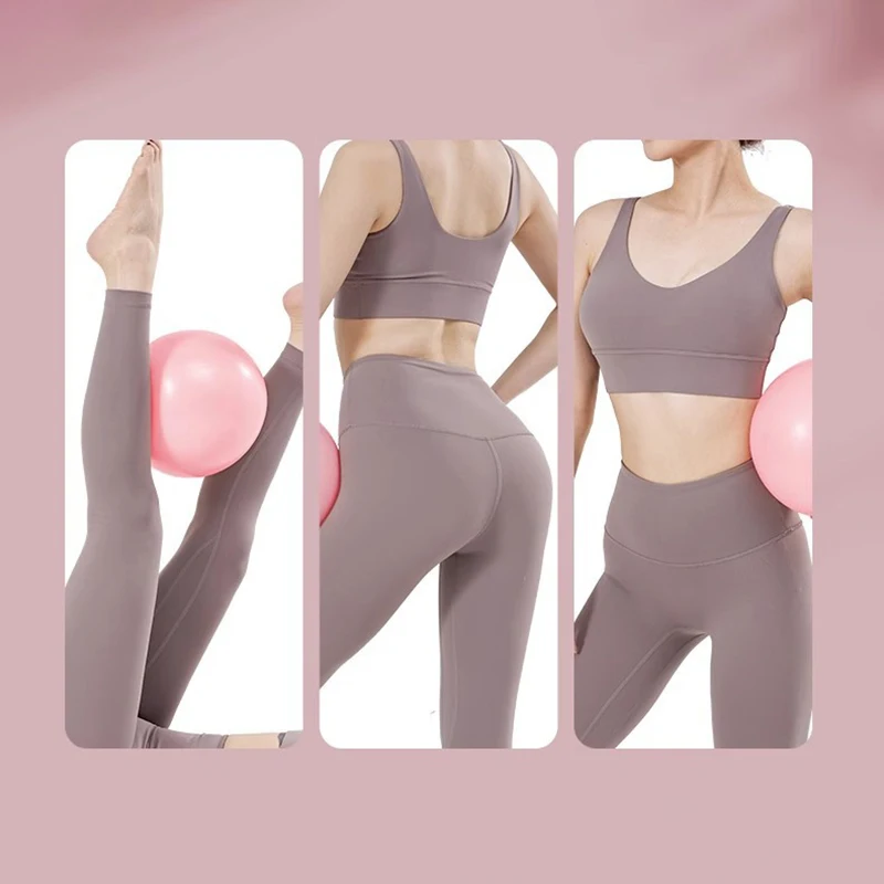 Yoga Pilates Thickened Explosion-proof 25cm Mini Scrub Fitness Sports Balance Ball