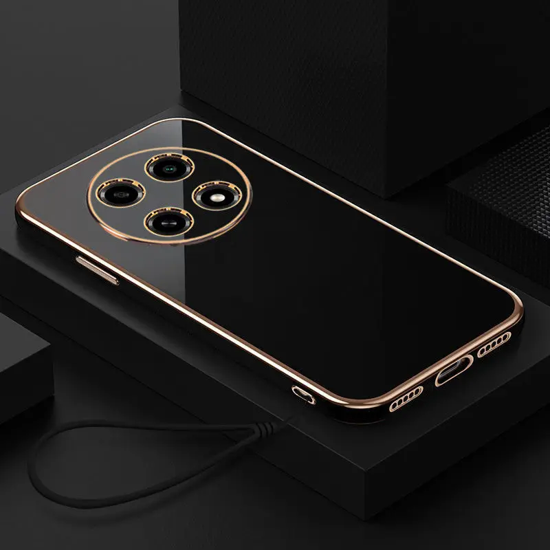 Luxury Shockproof Square Plating Back Cover