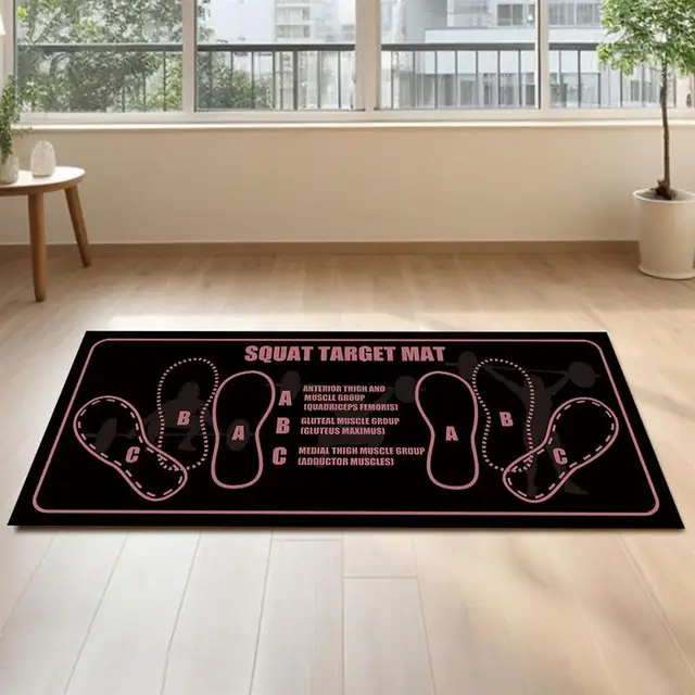 Anti-Slip Squat Pad Set, Durable Training Mats for Home & Gym Use, Non-Skid Exercise Equipment, Ideal for Fitness Enthusiasts 5