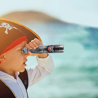 6Pcs Plastic Playes Pirate Accessories Kids Pocket Toy Theme Party Decor Prop Child Catalejo for Kids Children Outdoor Camping 2