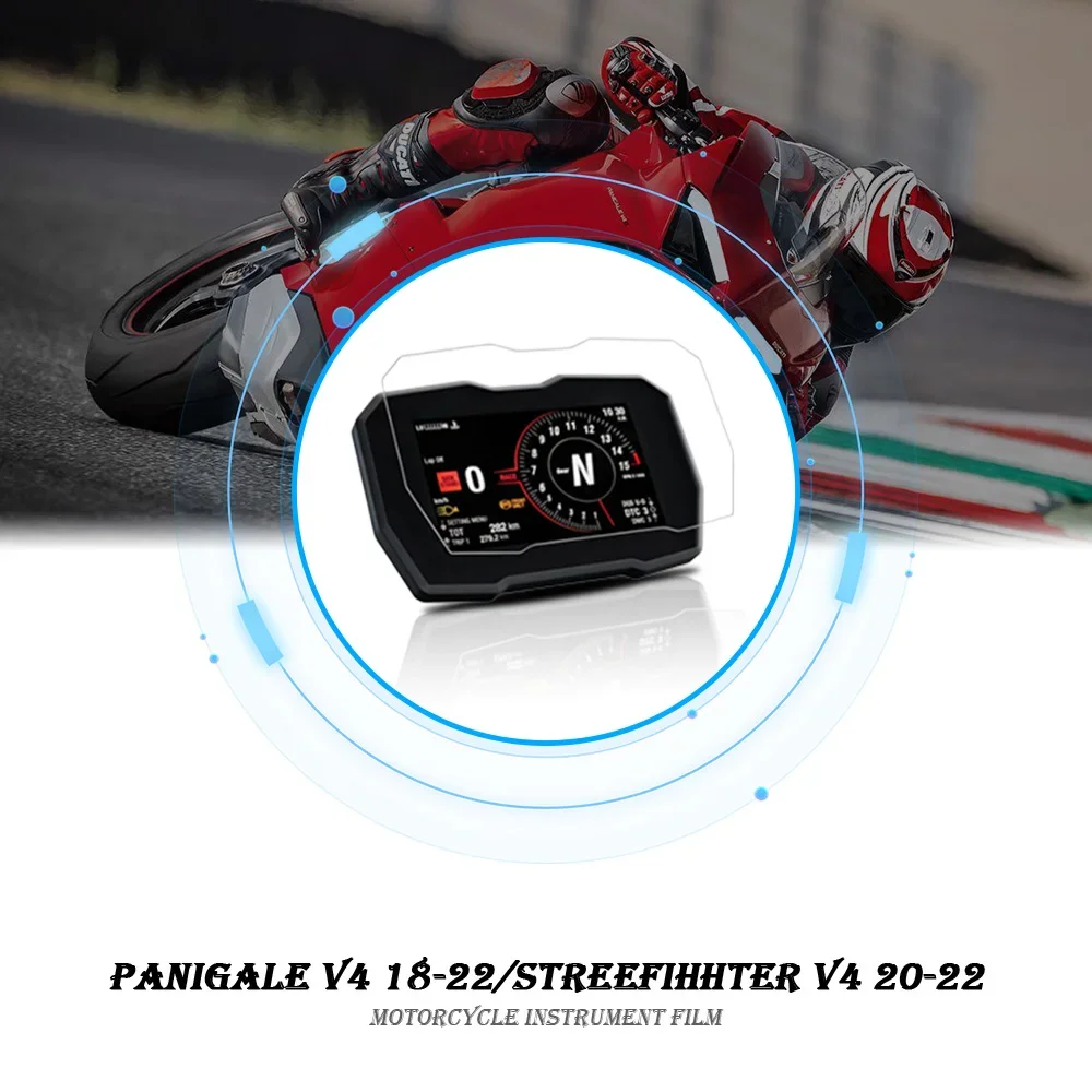 Motorcycle Instrument Protection Film Screen For Ducati Panigale V4 V4S Streetfighter V4 Panigale V4R