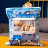 New Creative Snack Bag Pillow Short Plush,PP Cotton Eye-catching Addition To Any Room Doll Pillow Cushion Wholesale High Quality 5