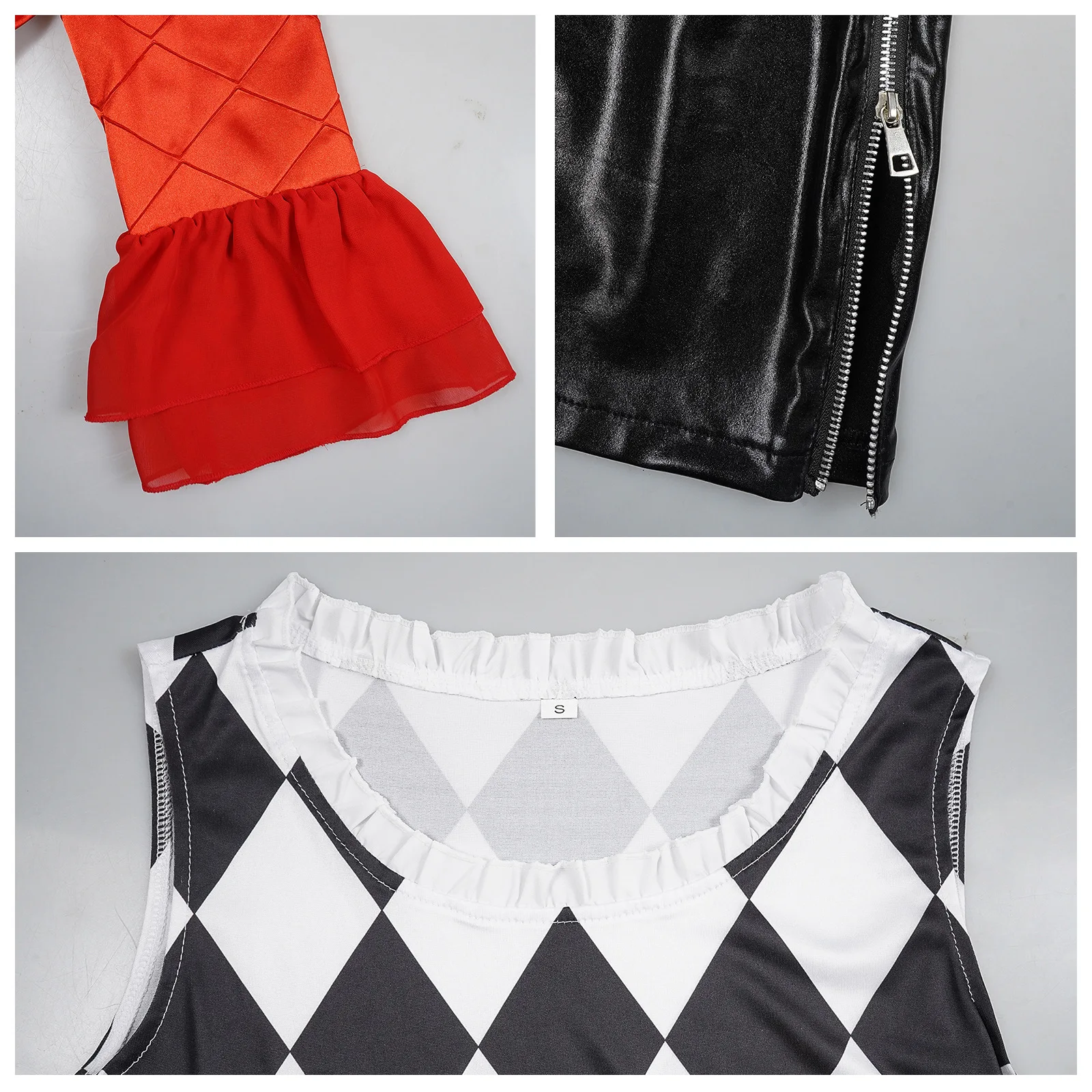 Joker 2 Cosplay Costume para mulheres, Lady Harlyquin, casaco vermelho,  peruca, terno, Harley Quinn Gaga, Halloween Party, filme de super-herói -  AliExpress, image size:1600x1600