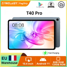 [World Premiere] Teclast T40 PRO 10.4 '' Android 11 Tablets 8GB RAM 128GB ROM UNISOC T618 Octa Core Dual 4G 18W PD Fast Charging
