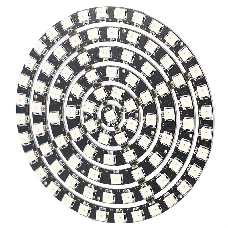 WS2812 SK6812 LED 링 5050 DC5V DIY LED 링 내장 RGB 주소 지정 가능 LED 링