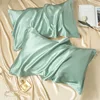 Single sided 30MM Silk Pillowcases 100% Mulberry Silk Ivory Champagne Pink Purple Colors Hair Care and Beauty 48cmX74cm 4