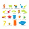 25Pcs Kids Sand And Water Activity Table Sensory Play Table Kids with Accessories For Outdoor Beach Pirate Ship Child Play Table 5