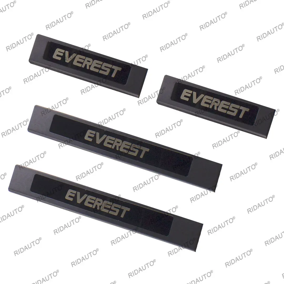 Door Sill Scuff Plate Protector Trim Pedal Sticker Accessories Car Pickup Threshold Strip For Next GEN FORD EVEREST door sill pads,door sill guards