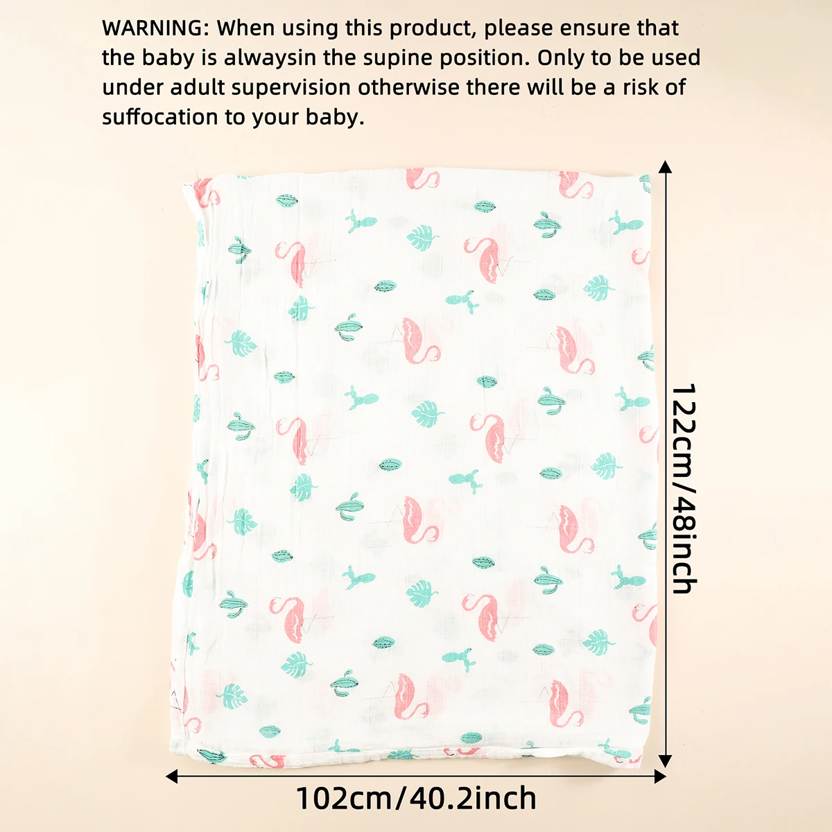 Newborn Swaddle Baby Blanket Two Layer Muslin Cotton 110*120cm Soft Newborn Bath Gauze Infant Wrap Sleepsack Stroller Cover 6