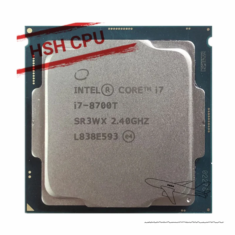 

Intel Core i7 8700T 2.4GHz Six-Core Twelve-Thread CPU Processor 12M 35W LGA 1151