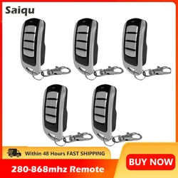 280-868MHZ Multi Frequency Garage Door Remote Control 5PCS Copy Duplicator for 433mhz Garage Remote Multi Brand Remote Control