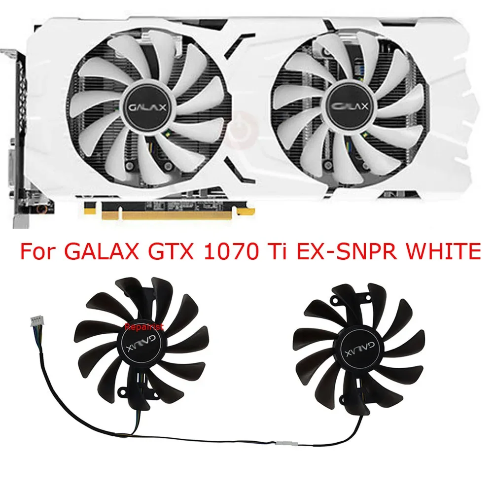 2Pcs/Set,Video Cards Fan Cooler,For GALAX GTX1070 EX,For GALAX GTX 