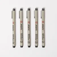Cherry Needle Tube Different Tips Black Fineliner Sketch Brush Office and Learning Loose Pen 0.05 0.1 0.2 0.3 0.4 0.5 0.6 0.8 1