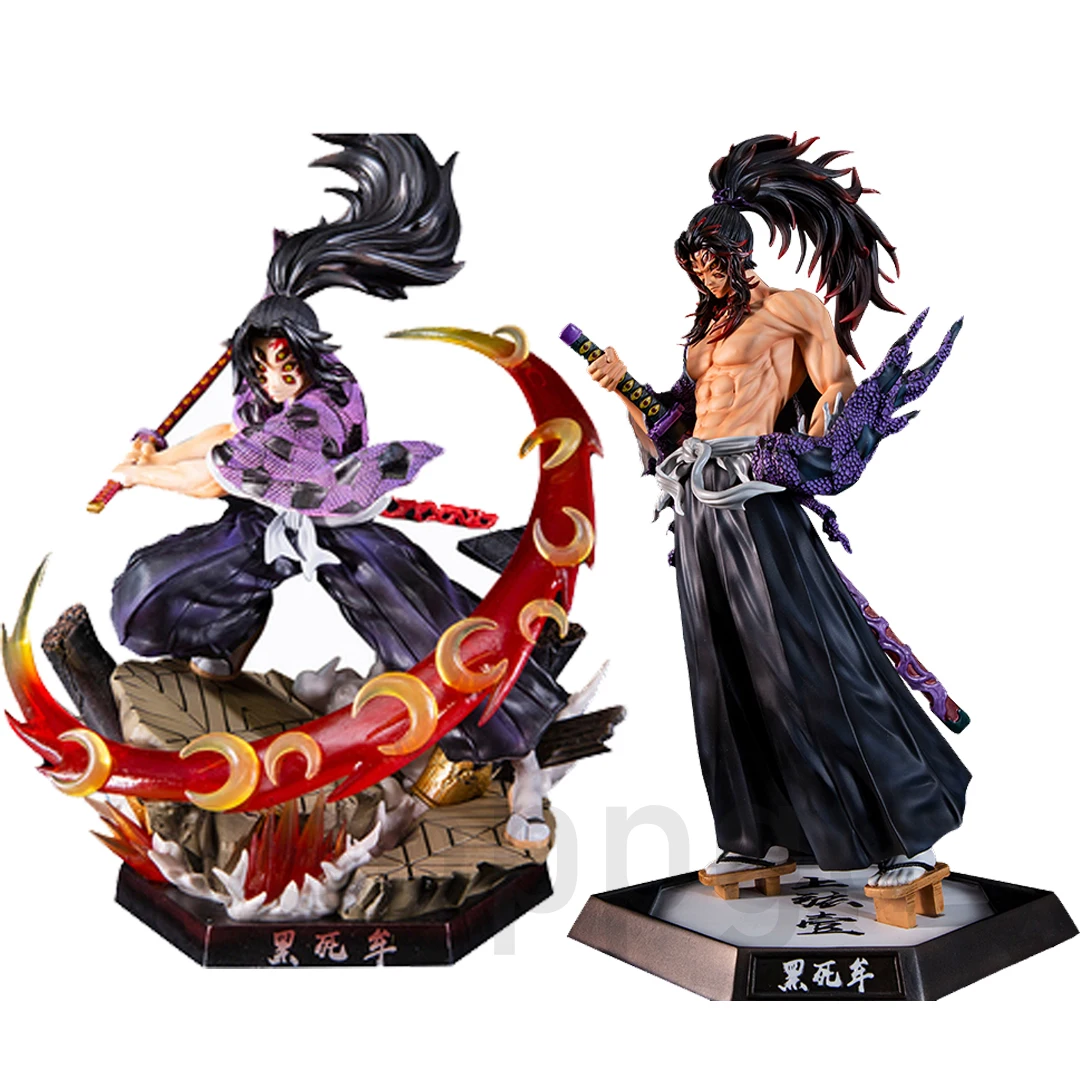 Аниме Den S Air: Kimetsu no Yaiba Figure 28cm GK Kokushibo Tsukuni Michikatsu PVC Ac Chion and y Koche c Chibedol |