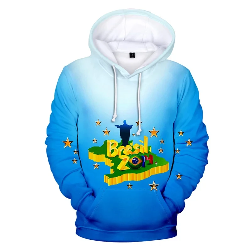 thumbnail image 1 of Sudadera con capucha del Día de la Independencia de Brasil con estampado 3D para hombres y mujeres, sudadera informal de manga larga, camisetas de gran tamaño para hombres, 1 of 5