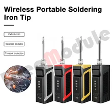 High power 30-80W Battery-powered USB Charging Soldering Iron Soldering Iron 510 Portable Port Wireless Charging Soldering Iron
