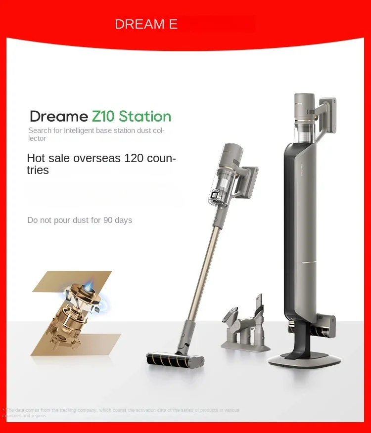 

NEW Dreame Intelligent Base Station Dust Collector, Space Station Green Light Dust Display Z10 Station