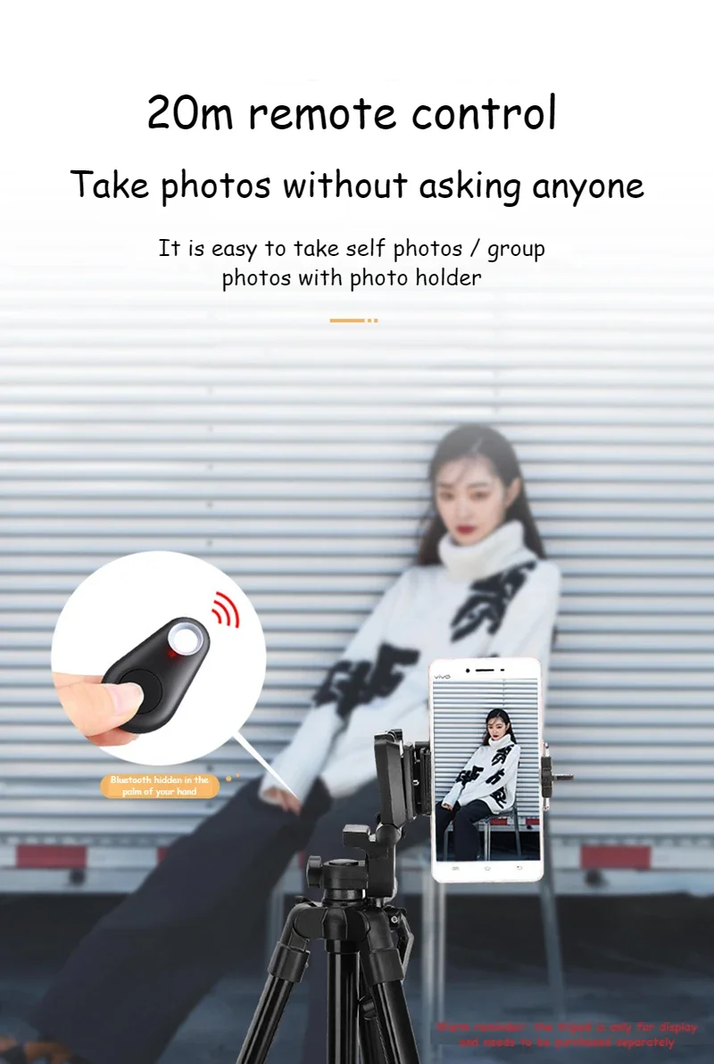 Description Picture 5 of itemMobile Phone Shutter Bluetooth Remote Control Selfie Water Drop Wireless Remote Photography 20m Use Distance for Android IOS