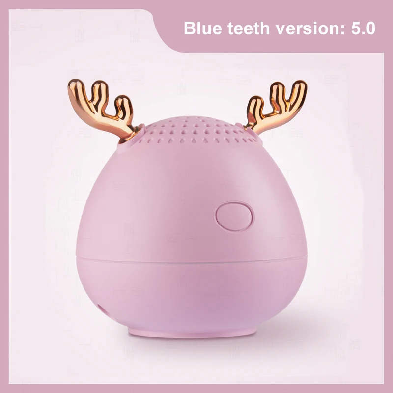 Cute Style Powerful Sound Portable Wireless Deer Mini Portable Bluetooth Speaker Music Player