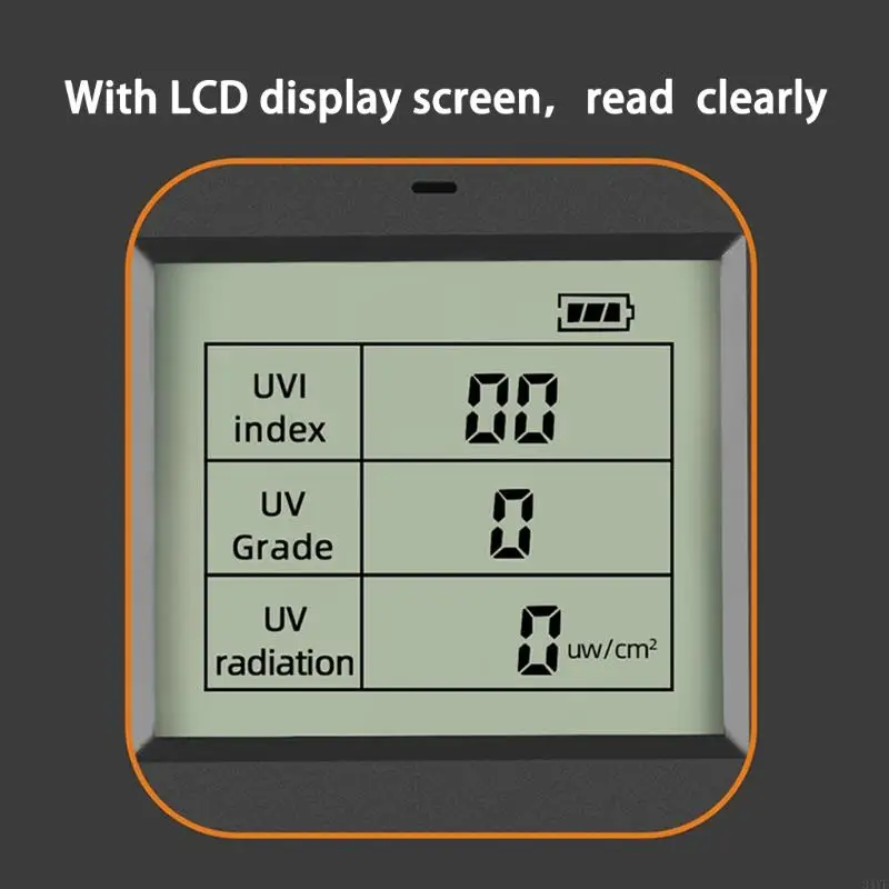 34YF Measuring Solar Light Radiations Portable UV Intensity Meter UV for Sun Light Strength Tester Handheld Digit