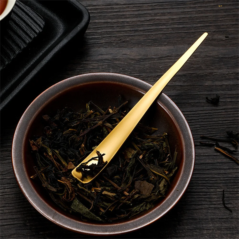 

Coffee Spoon Creative Small Spoon Coffee Scoop 304 Stainless Steel Tea Spoon Flat Bottom Medicine Powder Spoon Kitchen Household