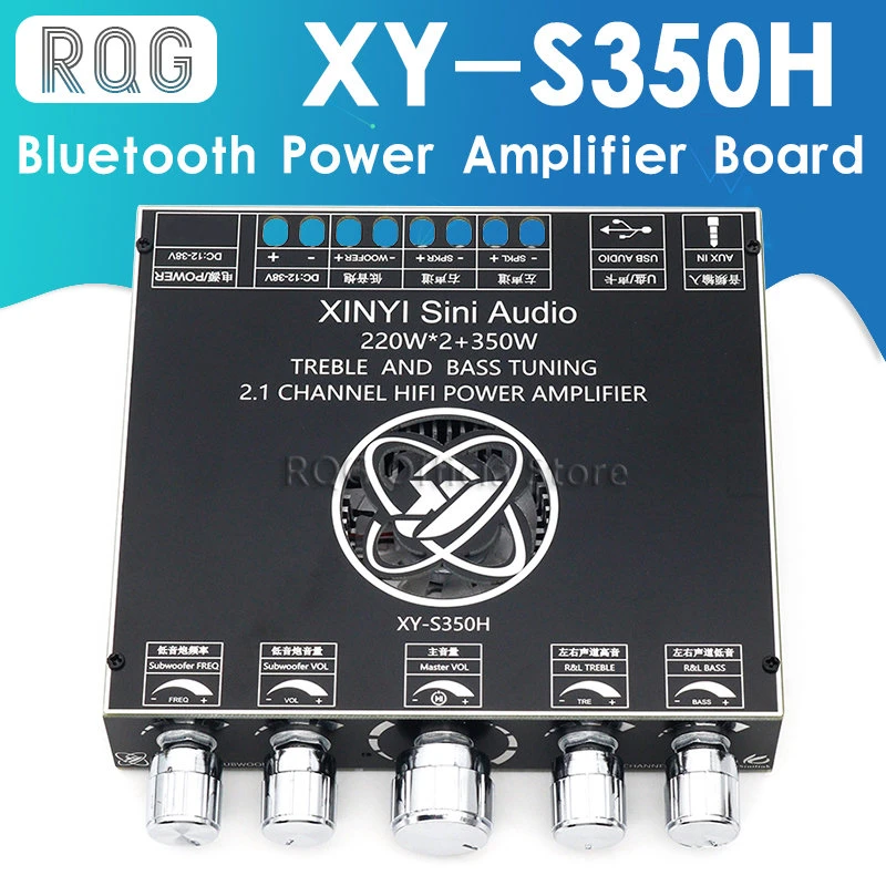 XY S350H 2.1 canais tpa3251 módulo de placa amplificador de potência