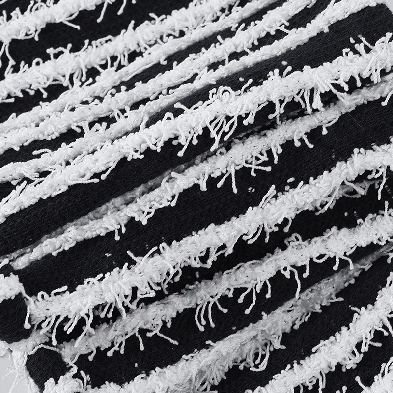 Y2k Striped Knitted Pants