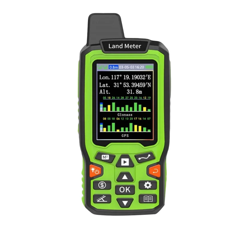 ABZV-EM90 Handheld GPS Land Meter Land Area Meter For Farmland Mountain Lake Mining Slope Distance Area Measuring Instrument