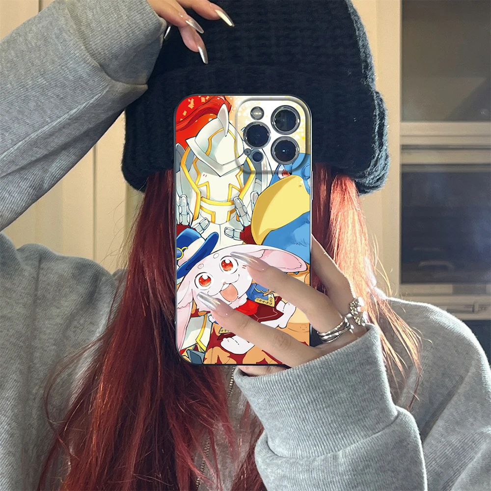 Game World Anime Shangri-La Frontier Phone Case Per Iphone 15 14 12 11 13 Pro Max Xr 7 8 14 15 Plus Soft Phone Bird Head Cover